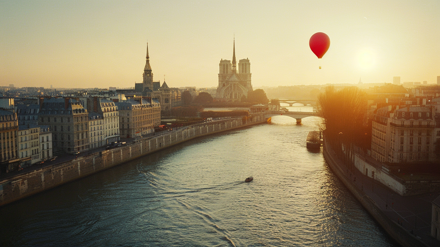 A Balloon Above Notre-Dame: One Parisian Day